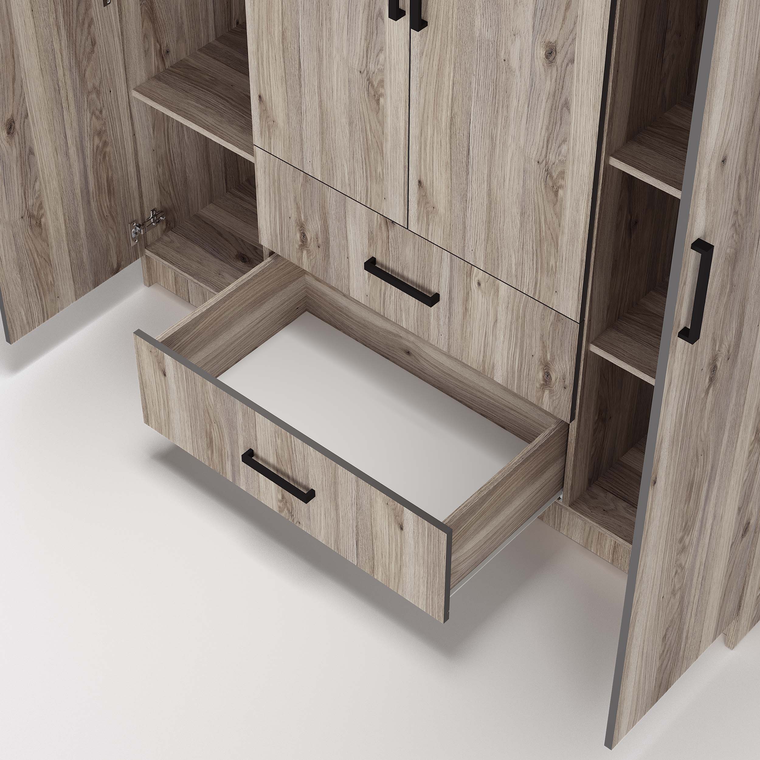 Шкаф 4-х створчатый Титан